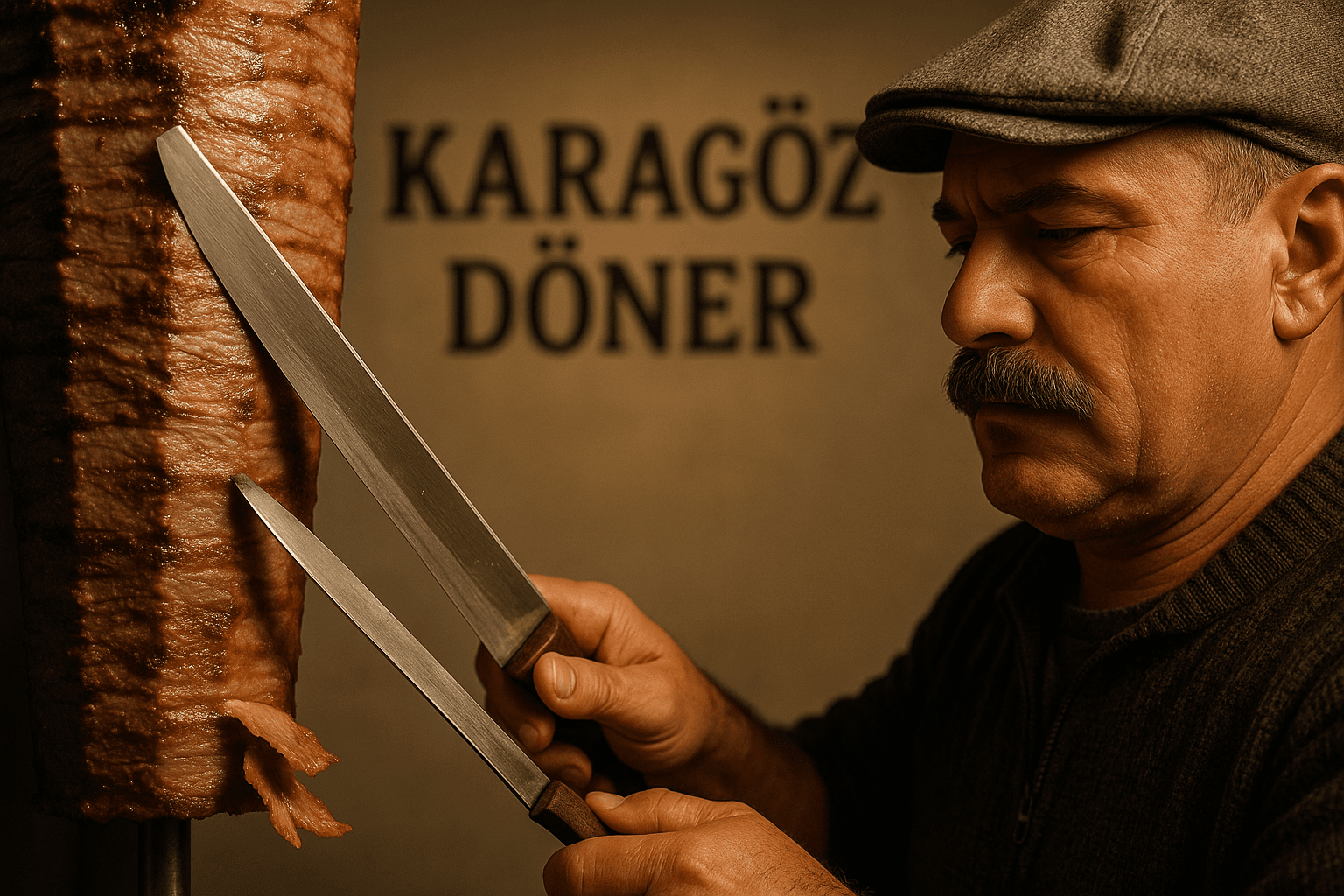 Karagöz Döner étterem belső tere